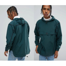 Men′s Green Pullover Waterproof Hoody